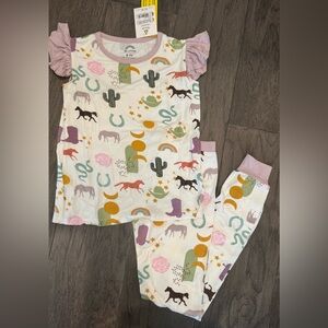 Kids Pajamas with Western Print